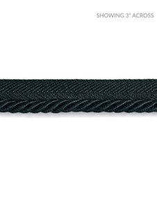 Boulevard Cord Noir SCC3140024 by Scalamandre Designer Trim
