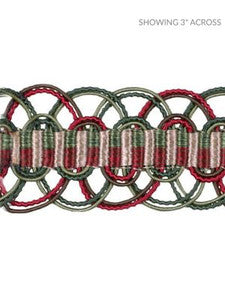 Le Havre Greens, Red SCV8740024 by Scalamandre Designer Trim