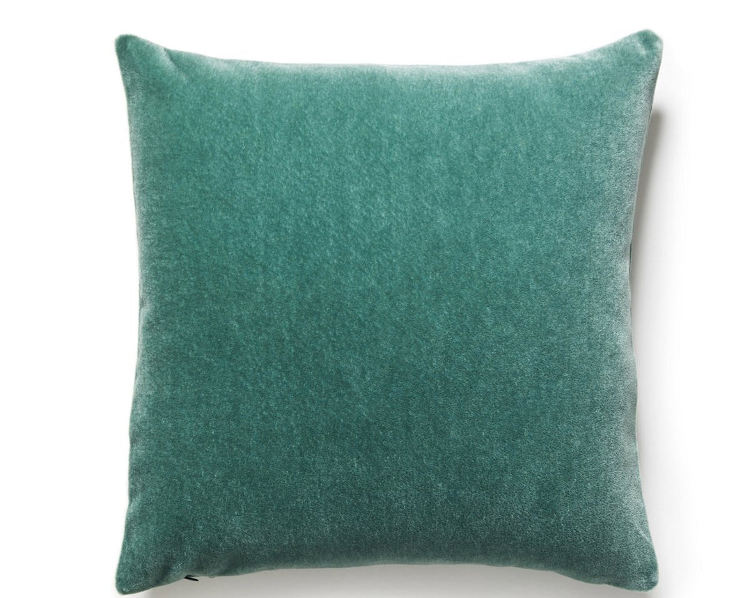 Makalu Mohair Pillow 22 X 22 - Mermaid SCSDDKMAKA0620 by Scalamandre Designer Pillow
