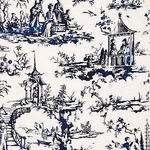 Summer Palace/Porcelain Sc 0001Wp88357 by Scalamandre
 Designer Wallpaper