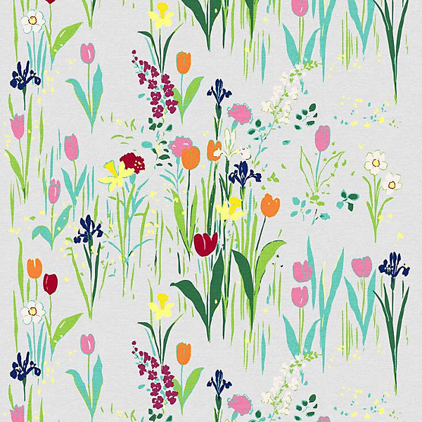 Guermantes/Sand 16547-002 by Scalamandre Designer Fabric BELLE JARDIN COLLECTION STOCKED AT 100% COTTON FRANCE HEAVY DUTY Horizontal: 34.5" and Vertical: 49.25" 50" - Swanky Fabrics -