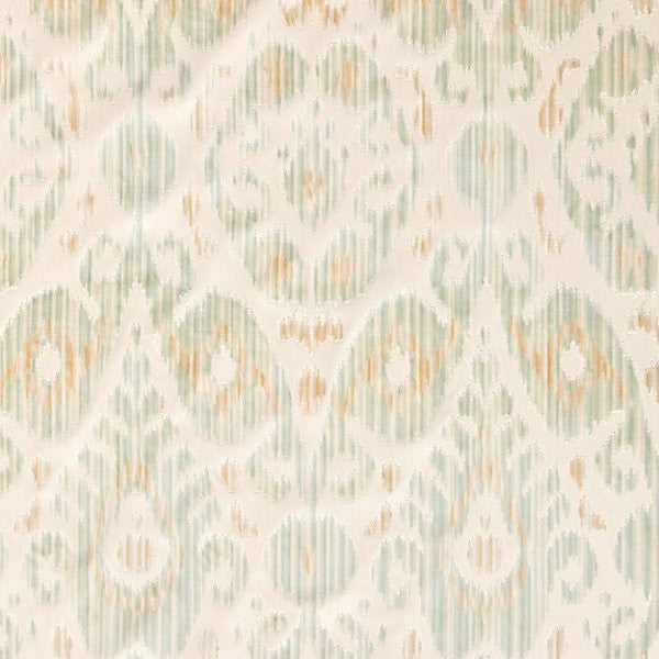 Tashkent Velvet/Aquamarine 27015-002 by Scalamandre Designer Fabric SCALAMANDRE WAREHOUSE 51% BEMBERG VISCOSE 49% COTTON INDIA HEAVY DUTY Horizontal: 29" and Vertical: 13.25" 55" - Swanky Fabrics -