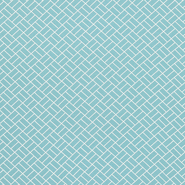 Domino/Surf 27065-002 by Scalamandre Designer Fabric ENDLESS SUMMER INDOOR / OUTDOOR 100% POLYOLEFIN USA HEAVY DUTY Horizontal: 1.625" and Vertical: 1.625" 54" - Swanky Fabrics -