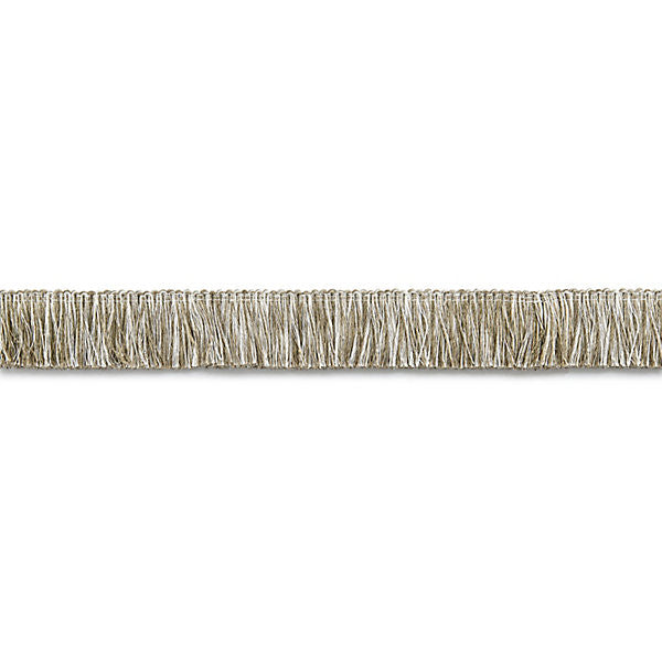 Nora Linen Brush Fringe/Oat Fc1496-002 by Scalamandre Trim Designer Trim STOCKED AT 100% LINEN BELGIUM LIGHT DUTY Horizontal: and Vertical: 1.625" - Swanky Fabrics -
