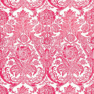 Luciana Damask Print/Raspberry Sc 0002Wp88354 by Scalamandre
 Designer Wallpaper