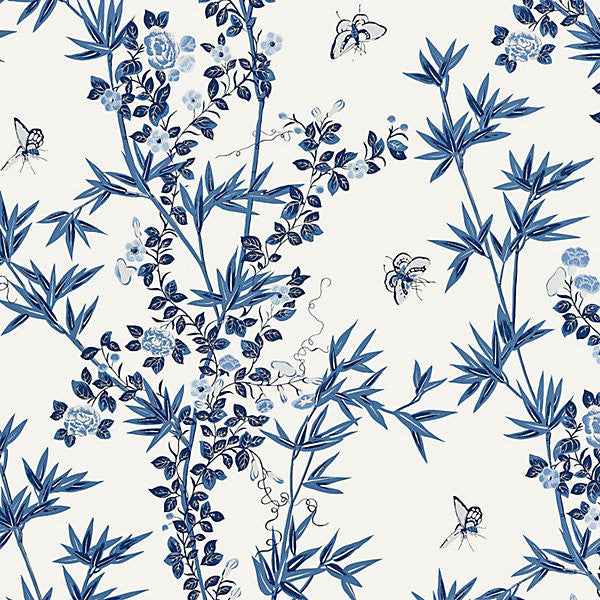 Jardin De Chine Porcelain by Scalamandre
 Wallcovering Scalamandre
 Wallcovering Jardin De Chine PorcelainWallcovering UNITED KINGDOM </p><p>Repeat: H: 46", V: 27" 54" - Fabric Carolina -