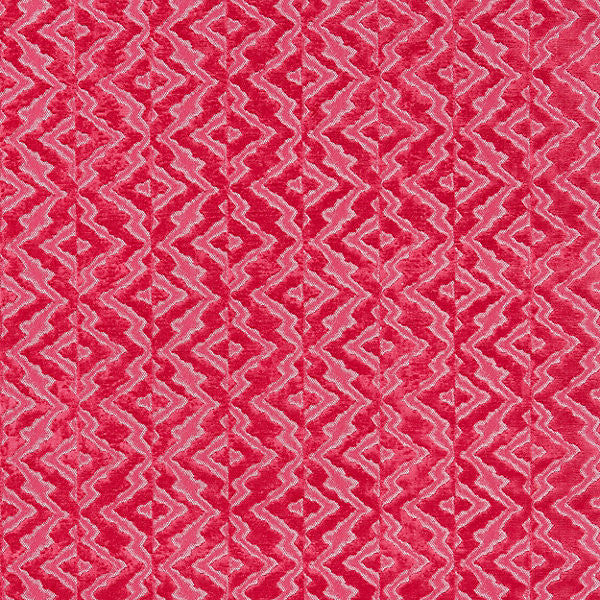 Echo Velvet/Raspberry by Scalamandre Fabric Scalamandre Fabric Echo Velvet/RaspberryFabric MERCHANTE 75% COTTON 25% VISCOSE INDIA </p><p>Repeat: H: 4.875", V: 6.875" 54" - Fabric Carolina -