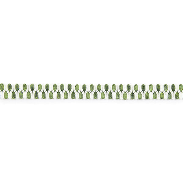 Playa Gimp Braid/Palm by Scalamandre Trim Scalamandre Trim Playa Gimp Braid/PalmTrim ISOLA INDOOR / OUTDOOR 94% POLYOLEFIN 6% NYLON UNITED KINGDOM </p><p>Repeat: H: .375", V: 0.875" - Fabric Carolina -