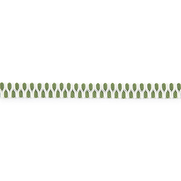 Playa Gimp Braid/Palm V1247-003 by Scalamandre Trim Designer Trim SCALAMANDRE WAREHOUSE 94% POLYOLEFIN 6% NYLON UNITED KINGDOM HEAVY DUTY Horizontal: .375" and Vertical: 0.875" - Swanky Fabrics -