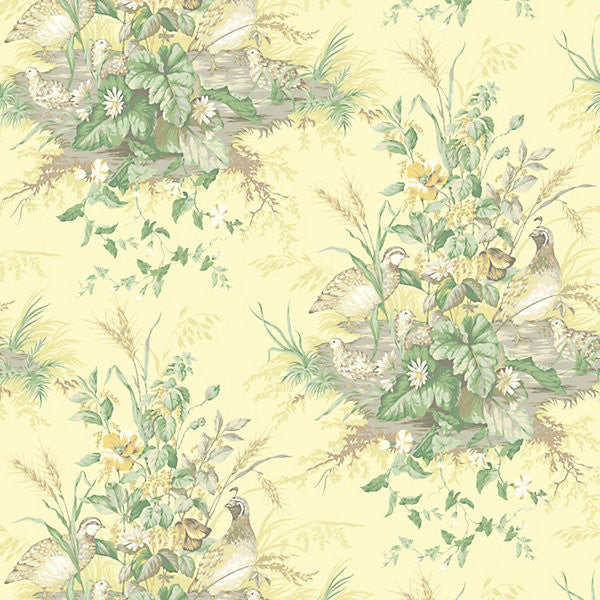 Edwin'S Covey/Sunlit WP88434-003 by Scalamandre Designer Wallpaper SUPPLIERS WAREHOUSE U.S.A. UNITED KINGDOM Horizontal: 24" and Vertical: 27" 54" - Swanky Fabrics -