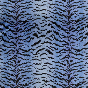 Tigre/Blues & Black Sc 000426167Mma by Scalamandre
 Designer Fabric