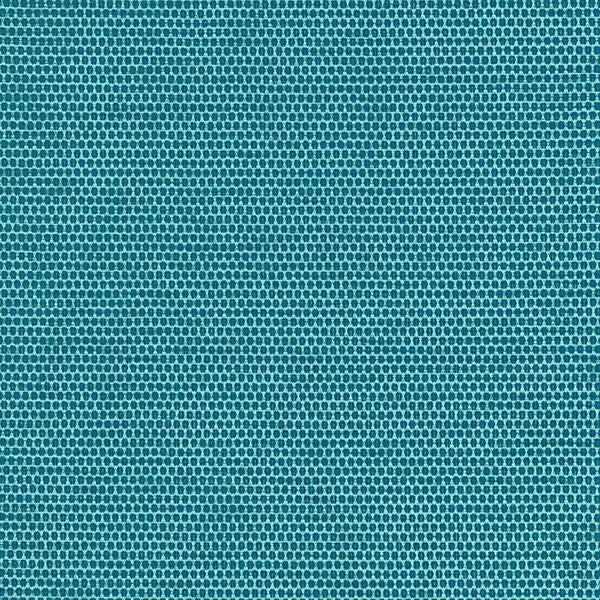 Corsica Weave/Turquoise 27190-004 by Scalamandre Designer Fabric SCALAMANDRE WAREHOUSE 100% POLYOLEFIN USA HEAVY DUTY Horizontal: .688" and Vertical: .313" 54" - Swanky Fabrics -