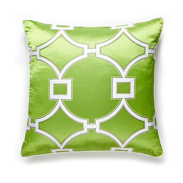 Circle Fret Pillow/Absinthe by Scalamandre Pillow Scalamandre Pillow Circle Fret Pillow/AbsinthePillow 50% VISCOSE 30% LINEN 20% POLYESTER USA </p><p>Repeat: H: , V: - Fabric Carolina -