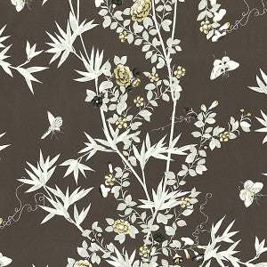 Jardin De Chine/Espresso Sc 000516608 by Scalamandre
 Designer Fabric