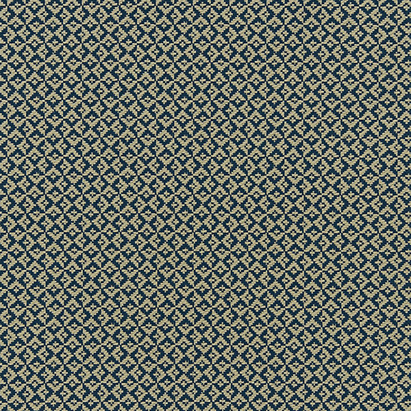 Khiva Weave/Indigo 27179-005 by Scalamandre Designer Fabric SCALAMANDRE WAREHOUSE 100% COTTON ITALY HEAVY DUTY Horizontal: 1.5" and Vertical: 1.375" 58" - Swanky Fabrics -