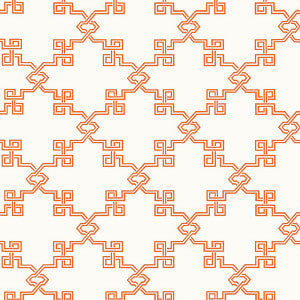 Suzhou Lattice Coral by Scalamandre
 Designer Wallcovering