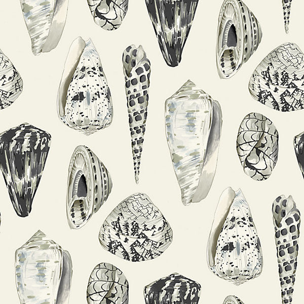 Coquina/Graphite by Scalamandre Wallpaper Scalamandre Wallpaper Coquina/GraphiteWallpaper UNITED KINGDOM </p><p>Repeat: H: 27", V: 27" 54" - Fabric Carolina -