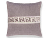 Greek Key Pillow 22 X 22 - Antique Heather SCSDDTT32794027 by Scalamandre Designer Pillow