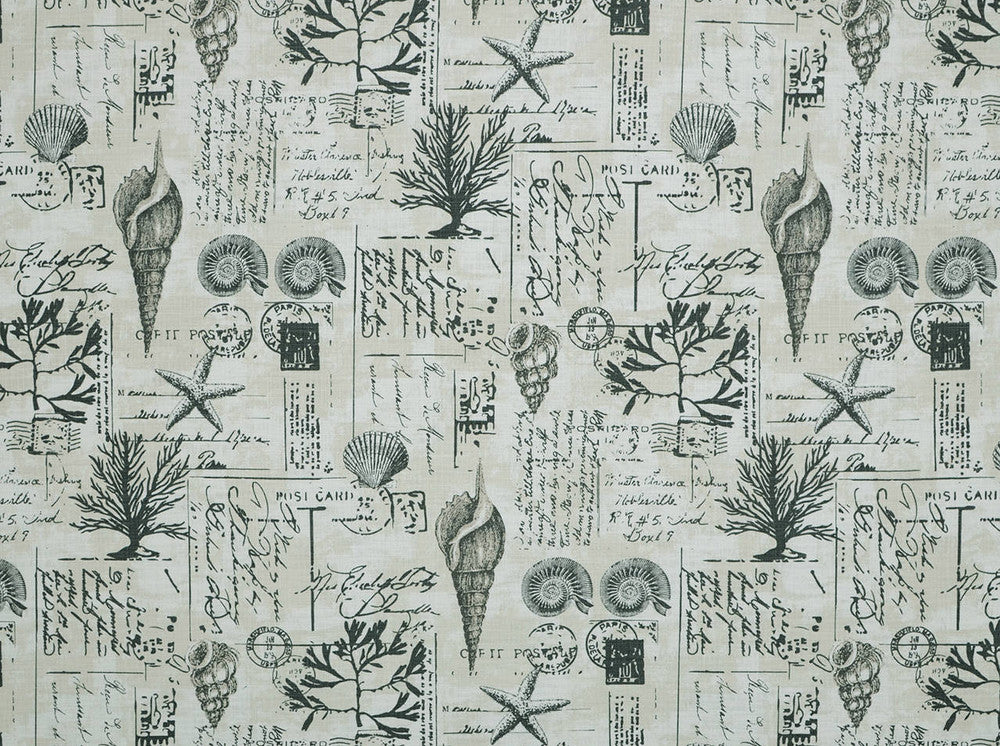 Seaside Smoke 91 by Covington Designer Fabric our website for purchase 100% Cotton 2way Slub Pakistan 50000 Horizontal: 27" and Vertical: 27" 54" - Swanky Fabrics -
