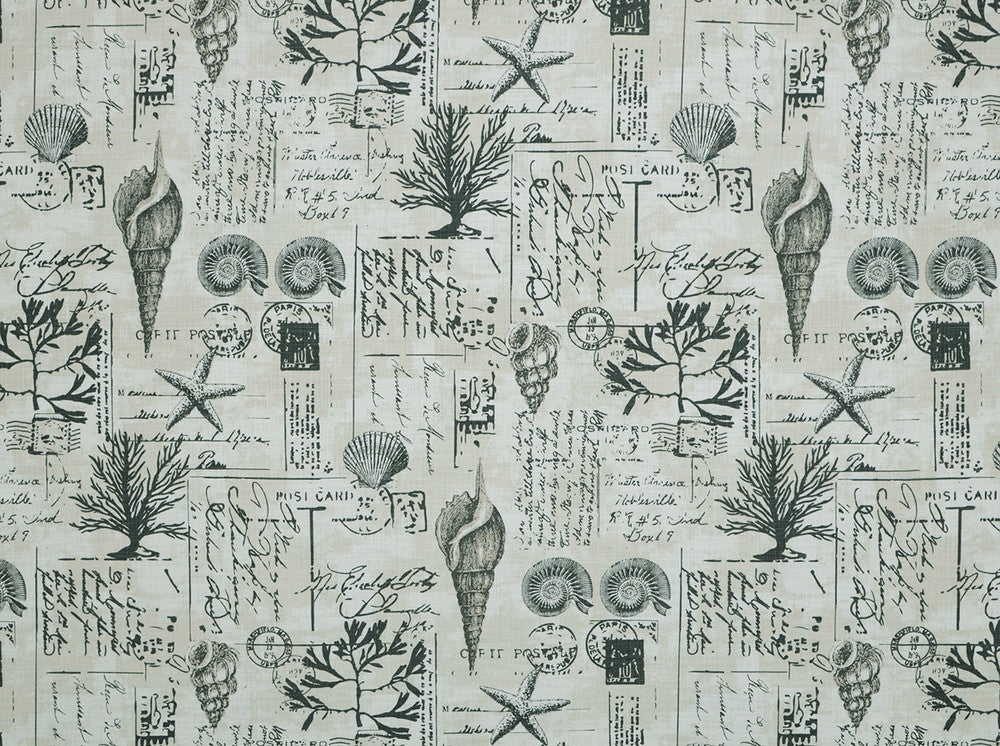 Seaside Smoke 91 by Covington Designer Fabric 100% COTTON 2WAY SLUB PAK 50000 Horizontal: 27 and Vertical: 27 54 - Swanky Fabrics -