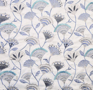 Selena Navy by Norbar Designer Fabric