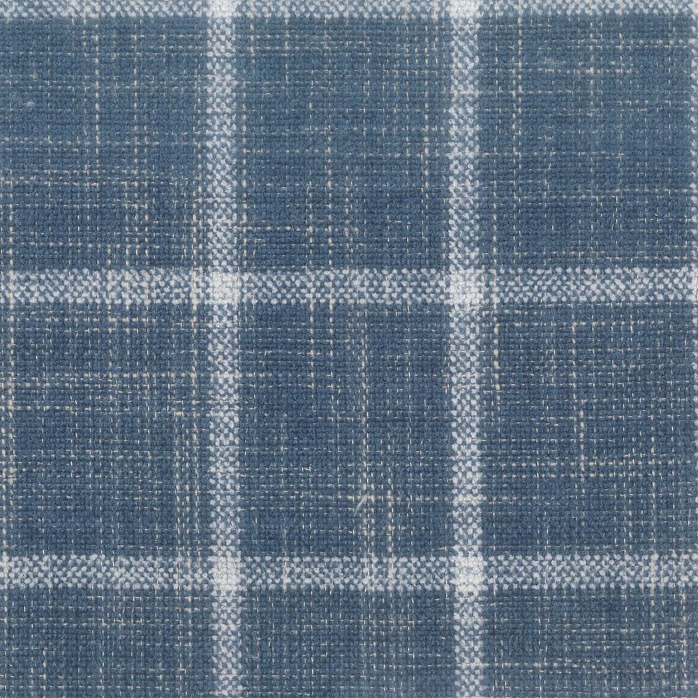 Seminole 2 Frenchblue by Stout Designer Fabric COMFORTABLE LIVING SPRAY/OCEAN 23%COT 5%SVI 72%POL INDIA WYZENBEEK 10 000 DOUBLE RUB WEAR TEST (MEDIUM DUTY) CATB 117-2013 Horizontal: 2.25 and Vertical: 2.5 55.5 in - Swanky Fabrics -
