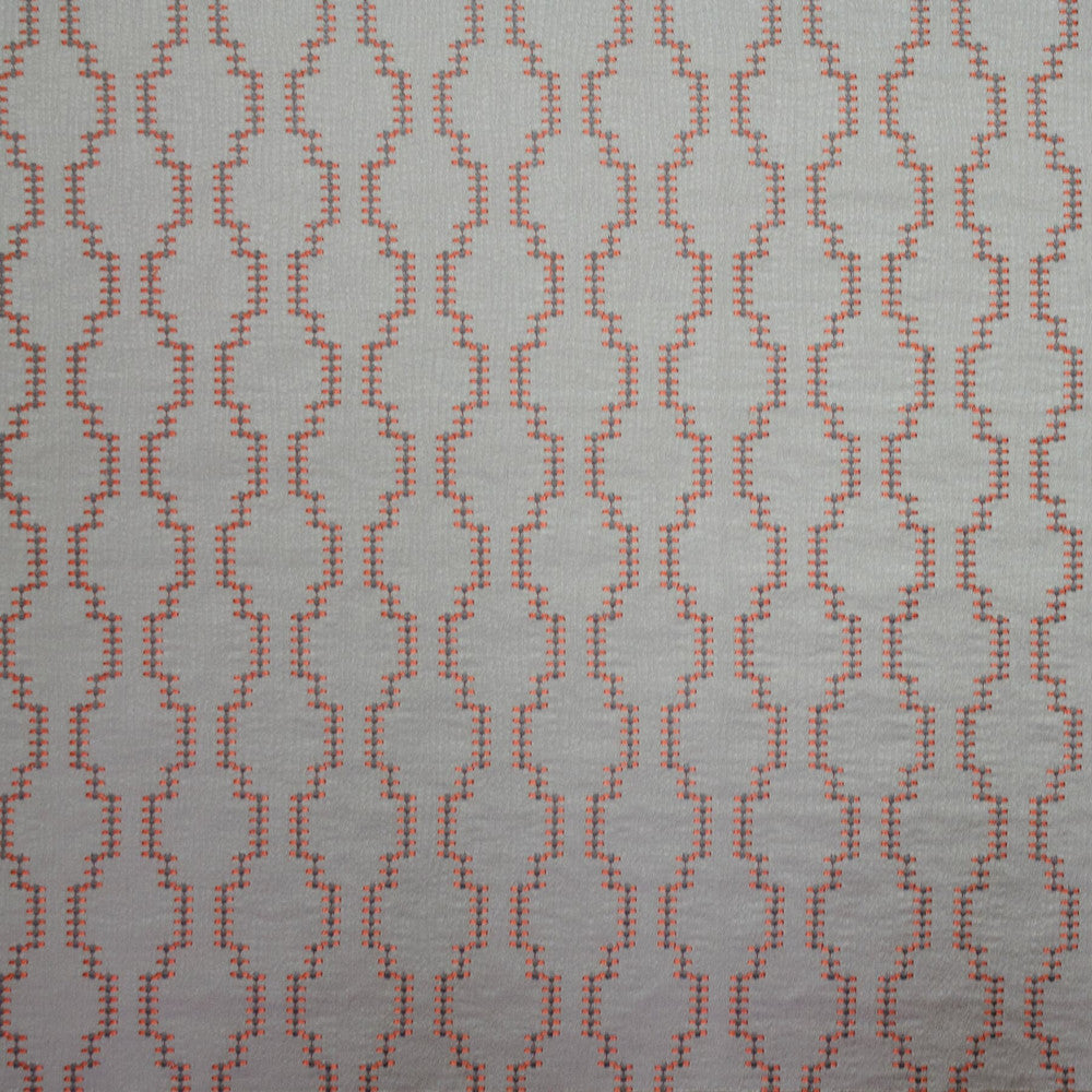 Seneca 14 Spice by Marcus William Designer Fabric Kai/Marcus William Nash 65% Polyester 35% Cotton Viscose Embroidery INDIA Horizontal: 2.5 and Vertical: 3.125 54.63 in - Swanky Fabrics -