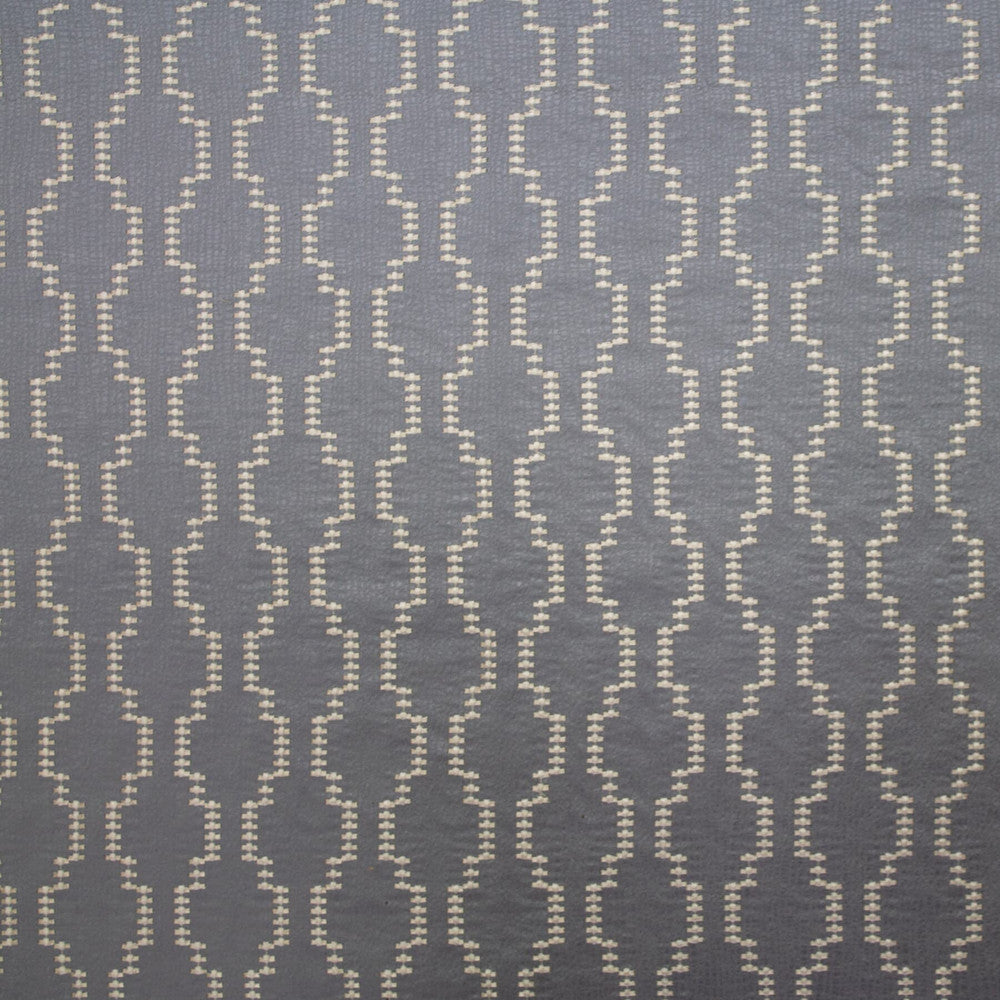 Seneca 16 Denim by Marcus William Designer Fabric Kai/Marcus William Nash 65% Polyester 35% Cotton Viscose Embroidery INDIA Horizontal: 2.5 and Vertical: 3.125 54.63 in - Swanky Fabrics -