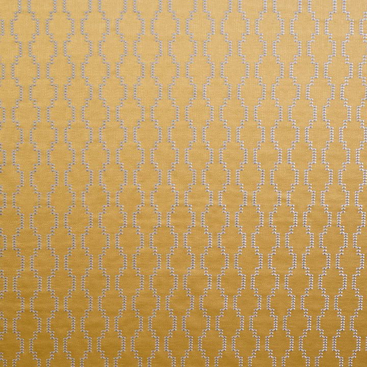 Seneca 1 Amber by Marcus William Designer Fabric Kai/Marcus William Tanner 65% Polyester 35% Cotton Viscose Embroidery INDIA Horizontal: 2.5 and Vertical: 3.125 54.63 in - Swanky Fabrics -