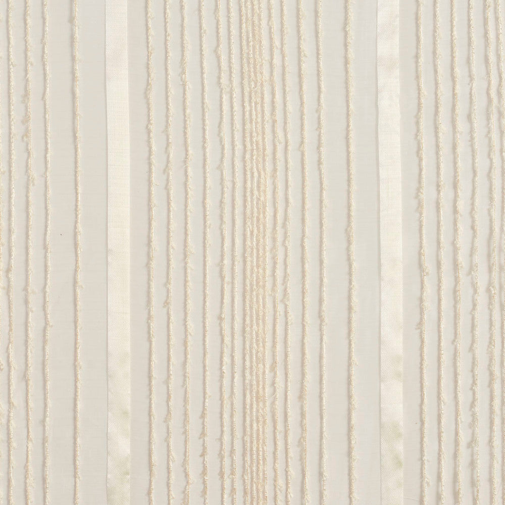 SH72 Bone by Charlotte Designer Fabric Value Sheers 100% Polyester Asia Performance Grade Sheer Horizontal: 6.25" 110 Inches - Swanky Fabrics -