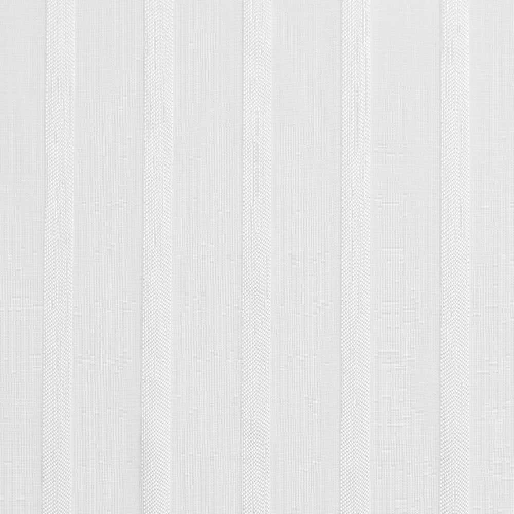 SH77 White by Charlotte Designer Fabric Value Sheers 100% Polyester Asia Performance Grade Sheer Horizontal: 1.5" 110 Inches - Swanky Fabrics -