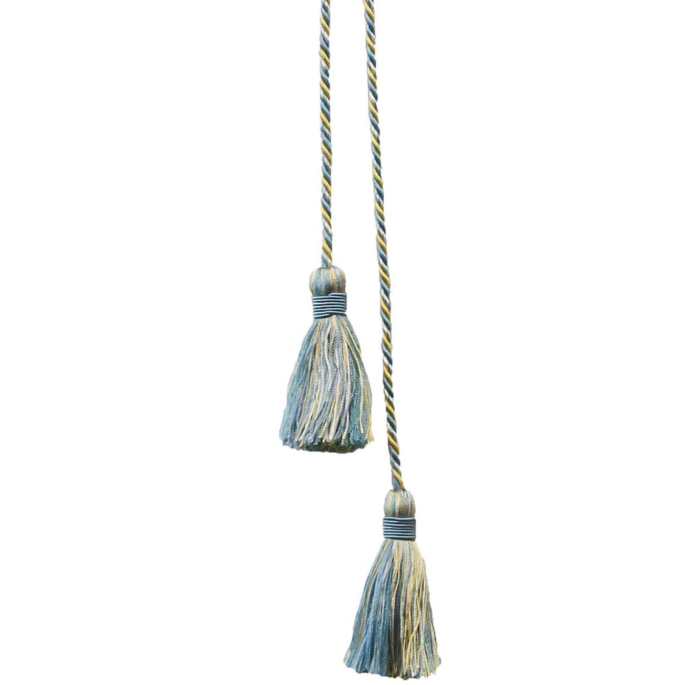 Shandell 13 Cornflower by Stout Designer Trim ART OF DESIGN TRIM-2 TASSEL FRINGE 100%SVI CHINA </p><p>Repeat: 0 3 in - Swanky Fabrics -