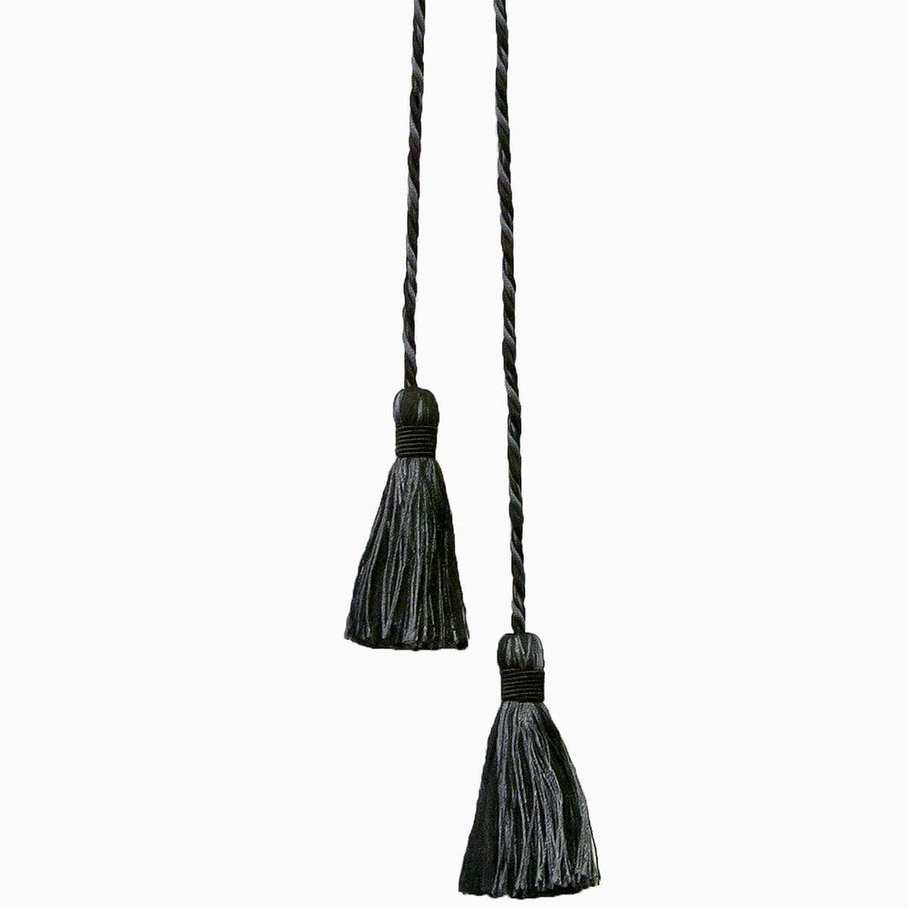 Shandell 9 Ebony by Stout Designer Trim ART OF DESIGN TRIM-2 TASSEL FRINGE 100%SVI CHINA Horizontal: 0.000 and Vertical: 0.000 3 in - Swanky Fabrics -