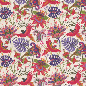 Shandu Purple by Norbar Designer Fabric HEAT WAVE 100% ACRYLIC ITALY 13 1/4"V 13 1/2"H 63 - Swanky Fabrics -