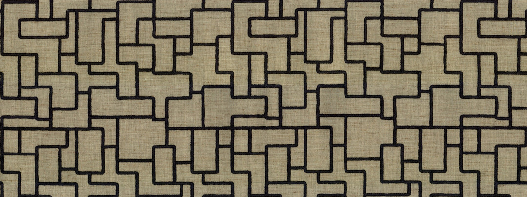 Shapeshifter 936 Black/Tan by Covington Designer Fabric