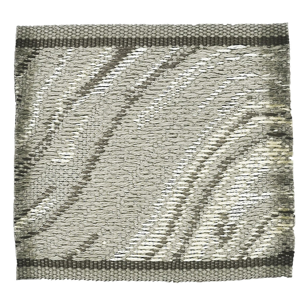 Sheba 6 Grey by Stout Designer Trim MOONDUST TRIM 61%SVI 39%LIN CHINA Horizontal: 0 and Vertical: 0 3 in - Swanky Fabrics -