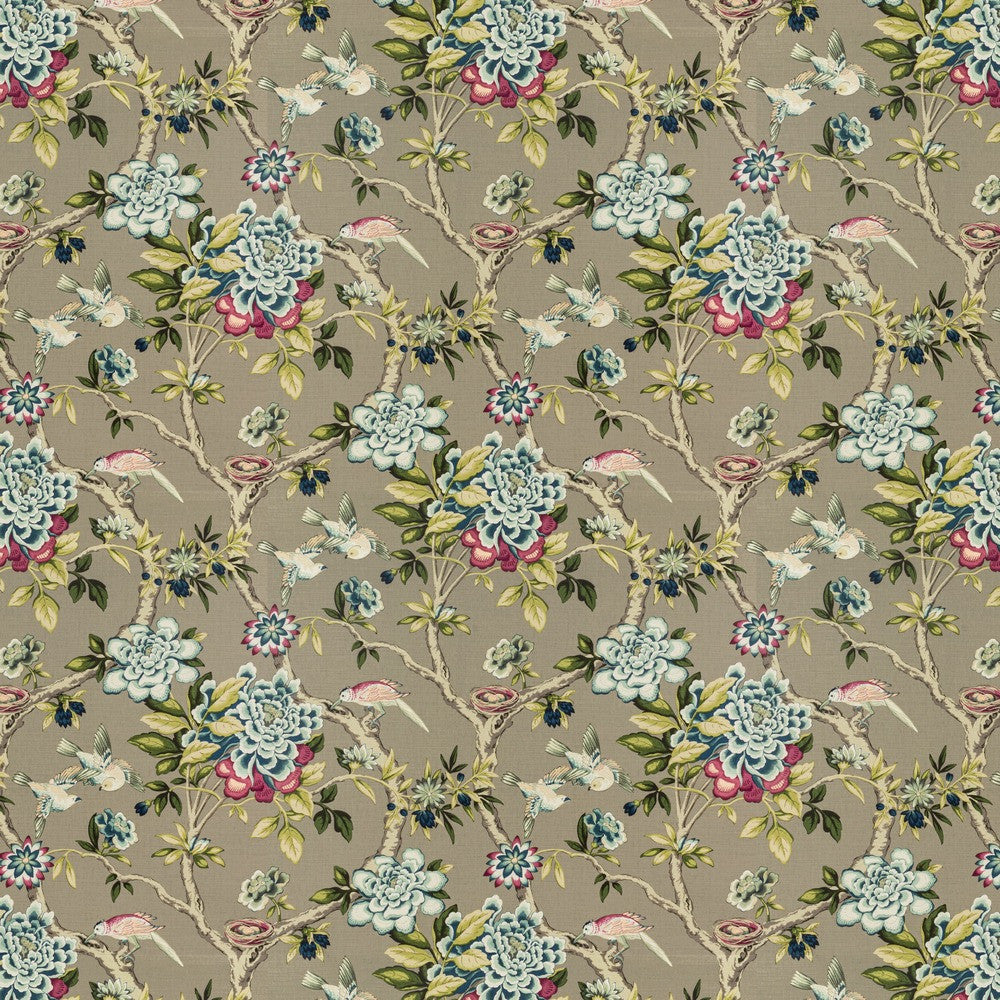 Shelton 1 Jewel by Stout Designer Fabric RAINBOW LIBRARY INK/SAPPHIRE 100%COT PERU MARTINDALE WEAR TEST (18 000 CIRCULAR RUBS) Horizontal: 13.500 and Vertical: 27.000 54 in - Swanky Fabrics -