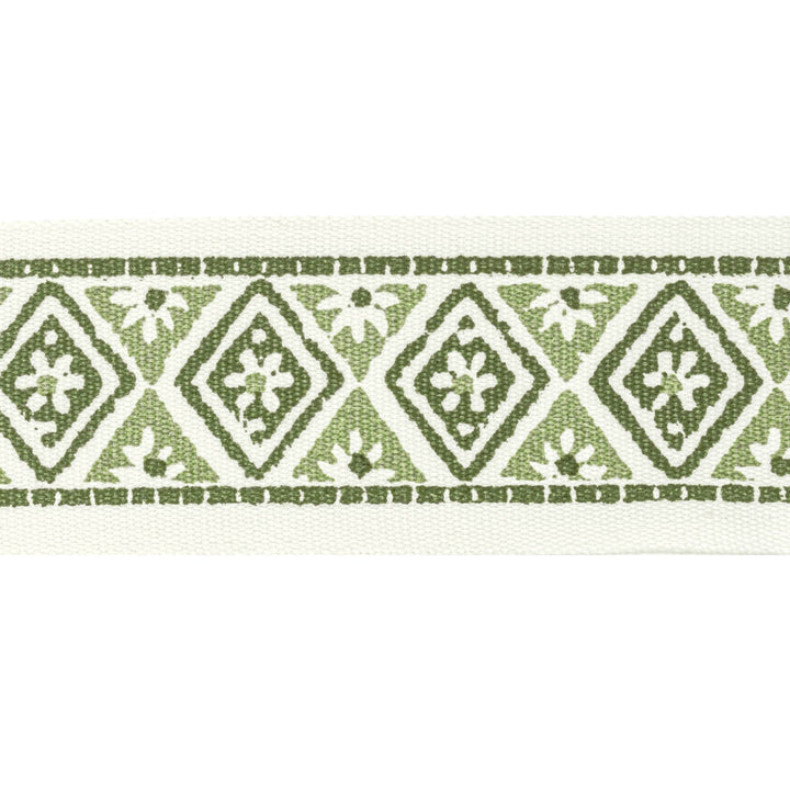 Shenandoah Tape 4 Clover by Stout Designer Trim NATURAL BEAUTY TRIM 100%COT INDIA MARTINDALE WEAR TEST (20 000 CIRCULAR RUBS) Horizontal: 2.500 and Vertical: 1.500 2.5 in - Swanky Fabrics -
