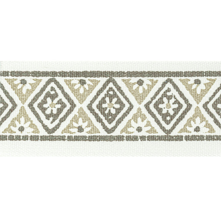 Shenandoah Tape 7 Truffle by Stout Designer Trim NATURAL BEAUTY TRIM 100%COT INDIA Horizontal: 2.500 and Vertical: 1.500 2.5 in - Swanky Fabrics -