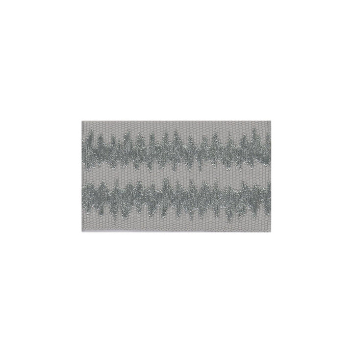 Shockwave Tape 3 Aluminum by Marcus William Trim Marcus William Trim Shockwave Tape 3 AluminumTrim PERSUASIONS TRIM 100%COT %VEMB INDIA </p><p>Repeat: H: 7.875, V: 0.000 2 in - Fabric Carolina -