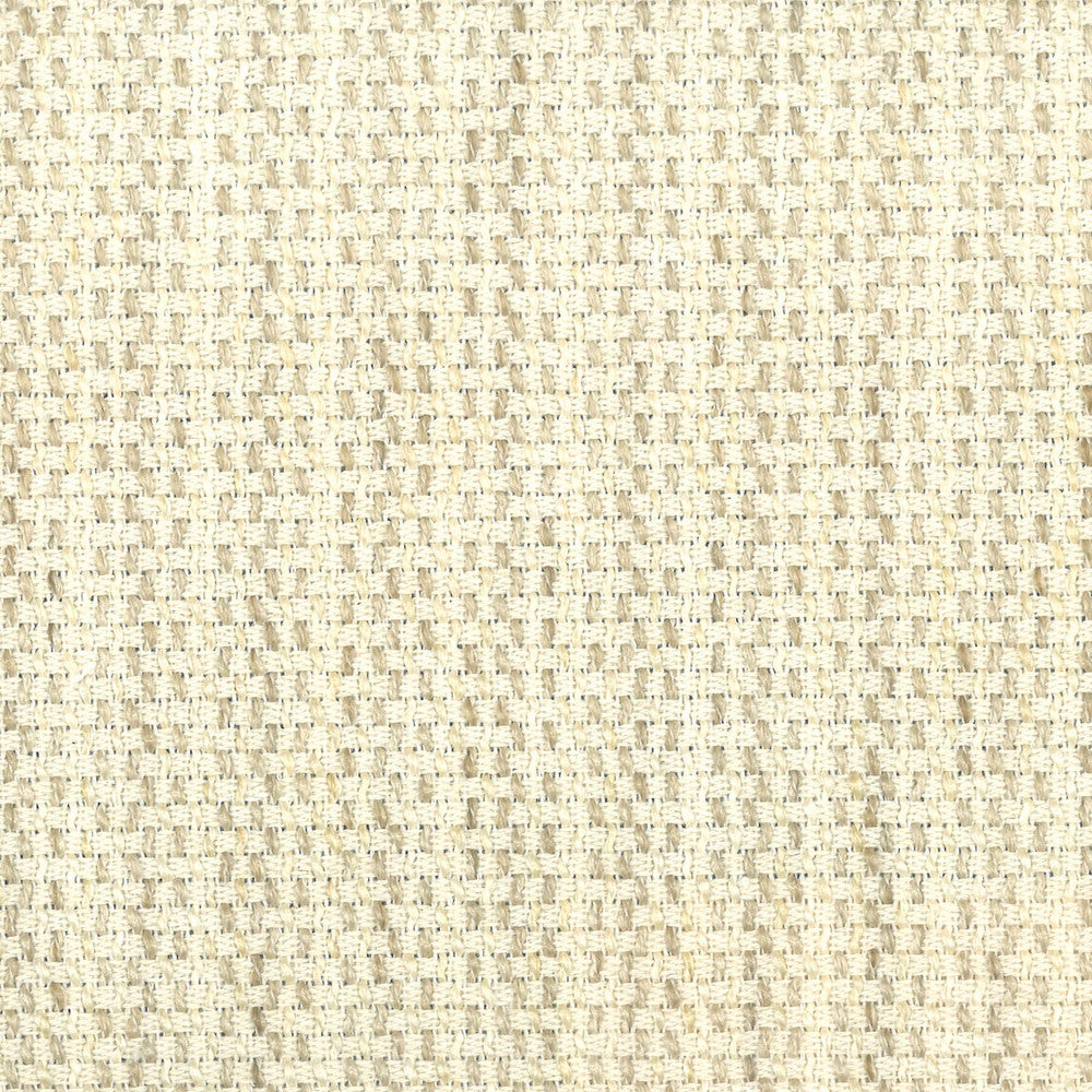 Shook 1 Raffia by Stout Designer Fabric RAINBOW LIBRARY ALMOND/OATMEAL 65%POL 35%COT USA Horizontal: 0 and Vertical: 0 54 in - Swanky Fabrics -