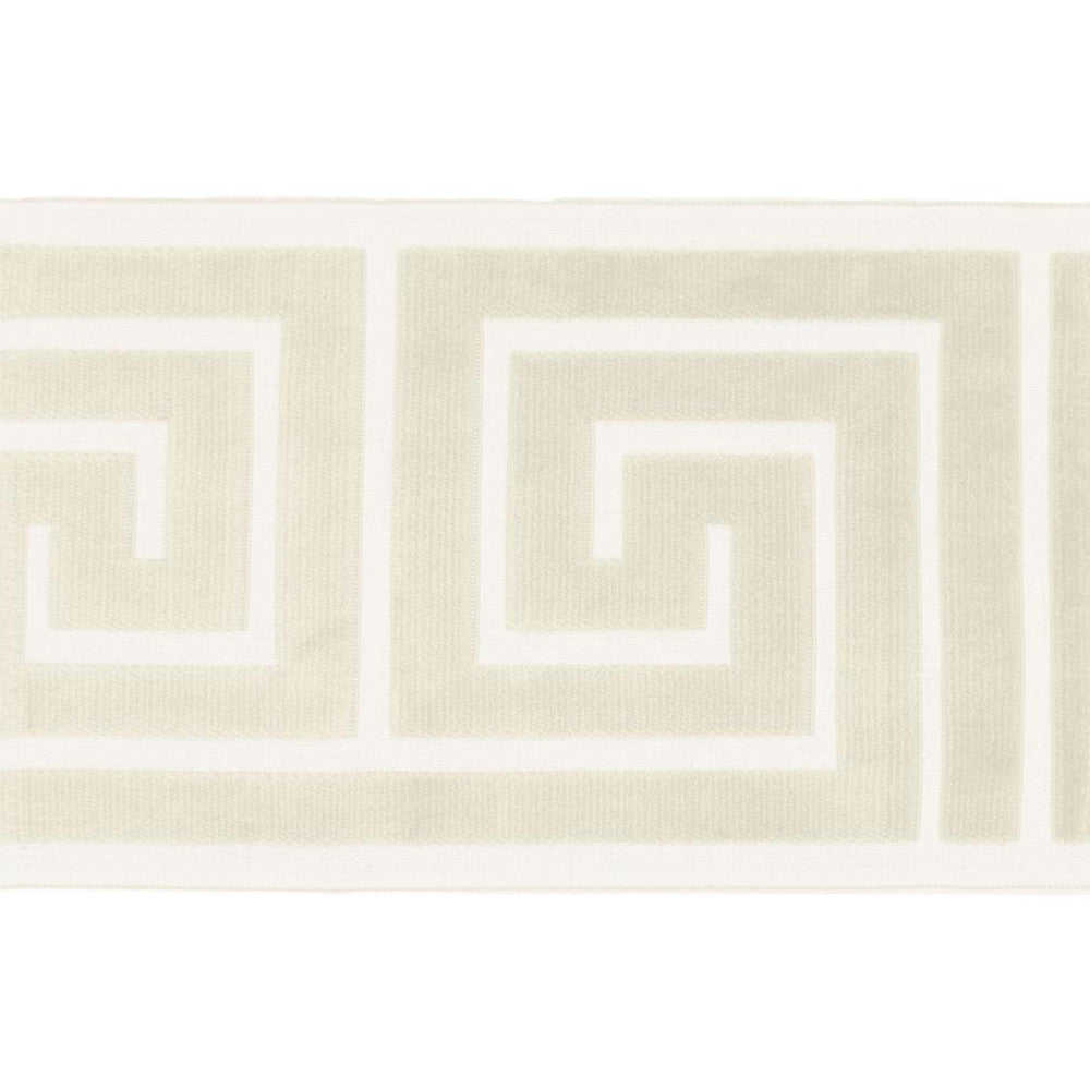 Sidewinder Tape Pearl by Magnolia Designer Trim - 58% Rayon, 31% Poly, 11% Linen China Horizontal: and Vertical: 7 - Swanky Fabrics -