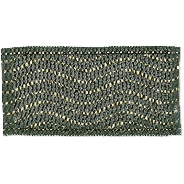 Signature 1 Granite by Stout Designer Trim NEW WORLD TAPES & BORDERS 91%SVI 9%MTL CHINA </p><p>Repeat: 0 2 in - Swanky Fabrics -