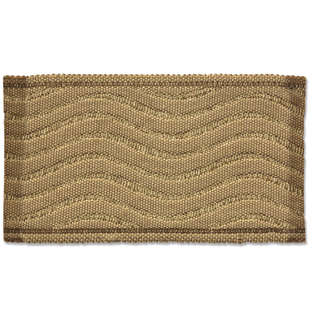 Signature 6 Sandstone by Stout Designer Trim NEW WORLD TAPES & BORDERS 91%SVI 9%MTL CHINA </p><p>Repeat: 0 2 in - Swanky Fabrics -
