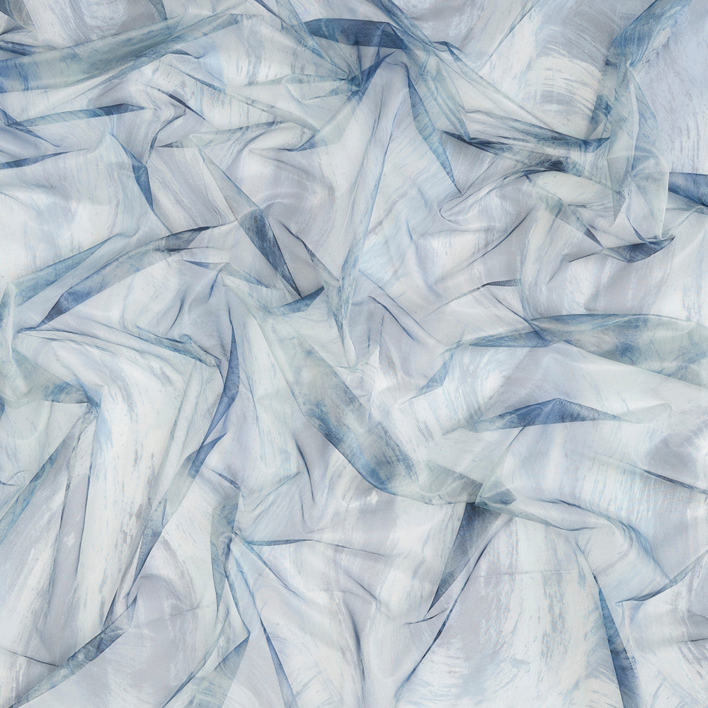 Silhouette 66J9001 by JF Designer Fabric CLOUD NINE 100% Polyester Turkey Horizontal: 24.875 and Vertical: 53.75 118 - Swanky Fabrics -