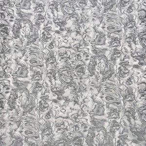Le Krisel Silver Gray by Europatex Designer Fabric