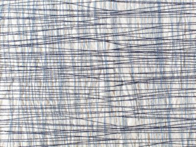 Guiford Blue SIGUIF0005 by Grey Watkins Designer Fabric SKETCHPAD 39% LINEN 36% COTTON 19% VISCOSE, 6% POLYESTER INDIA LIGHT DUTY Horizontal: 14.5" and Vertical: 25" 50.5 - Swanky Fabrics -