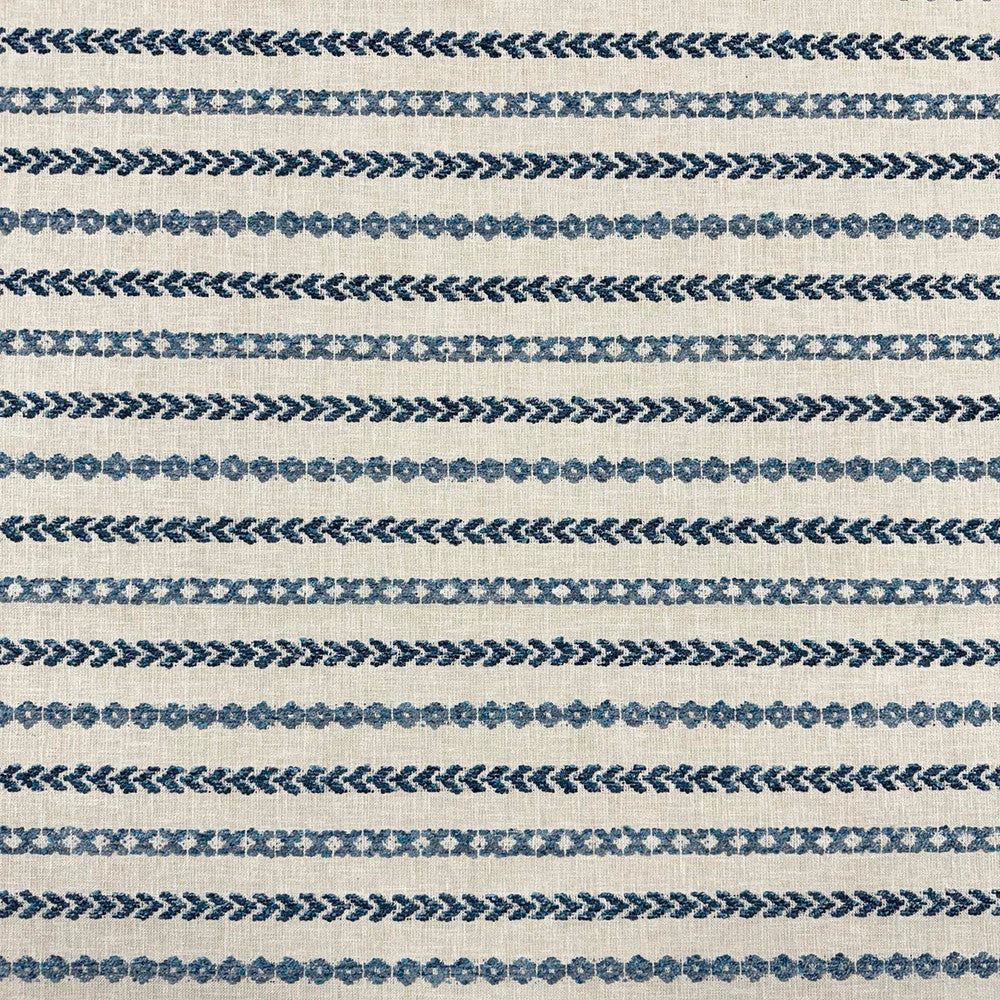 Skarda Bluelake by Magnolia Designer Fabric - 76 Polyester, 24 Cotton India 40000 Horizontal: 0.5 and Vertical: 6 54 - Swanky Fabrics -