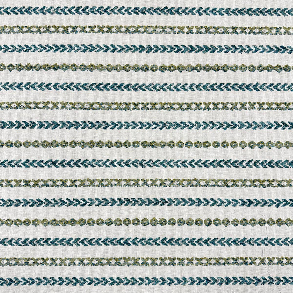 Skarda Jade by Magnolia Designer Fabric - 76 Polyester, 24 Cotton India 40000 Horizontal: 0.5 and Vertical: 6 54 - Swanky Fabrics -