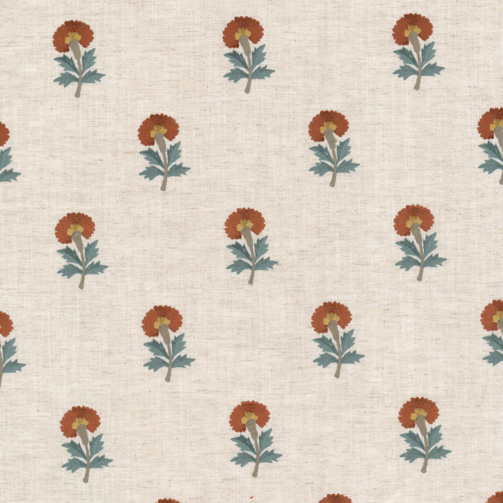 Skittle 1 Chili by Stout Designer Fabric RAINBOW LIBRARY GINGER/POPPY 82%POL 11%COT 7%LIN %REMB INDIA Horizontal: 5.375 and Vertical: 6.250 53 in - Swanky Fabrics -